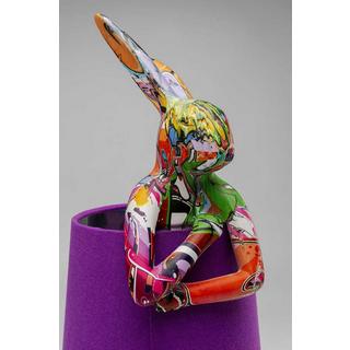 KARE Design Lampe de table Animal Rabbit Graffiti violet 50  