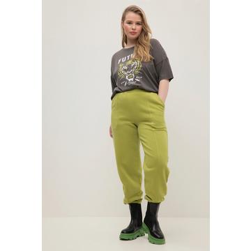 Pantalon en molleton, coupe Loose Fit, taille élastique, poches