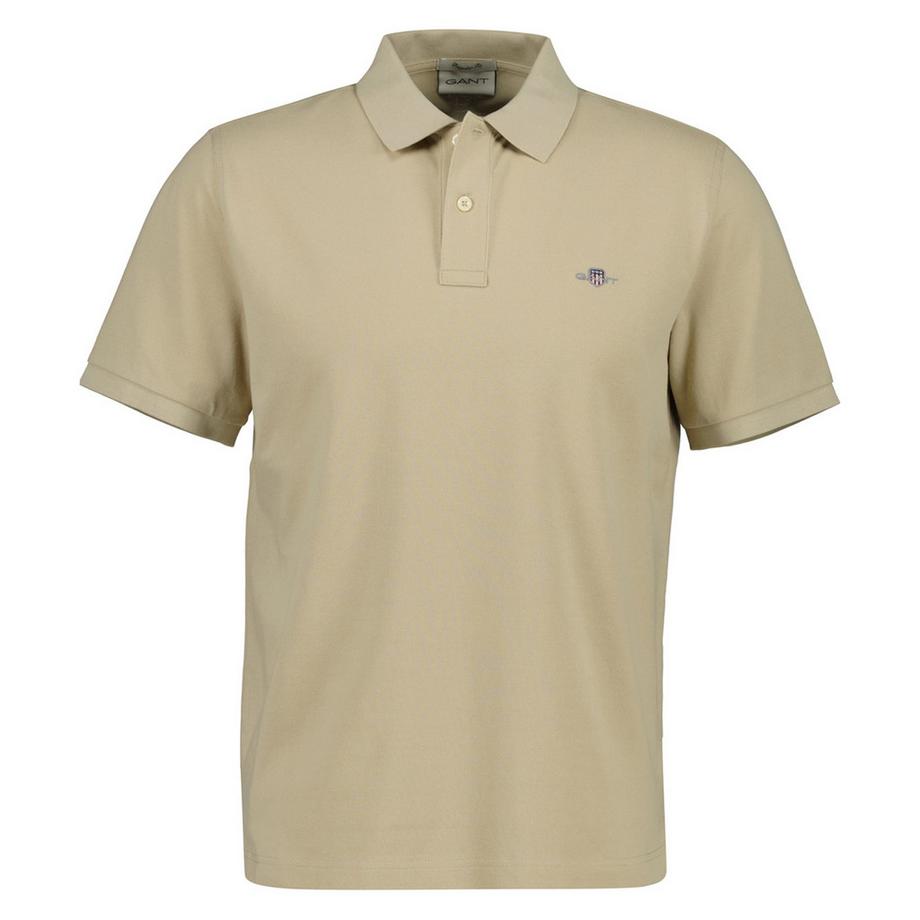 Polo  Pack de 1 Confortable à porter-Regular Shield Pique Polo