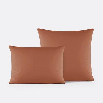 Taie oreiller unie percale de coton Scenario