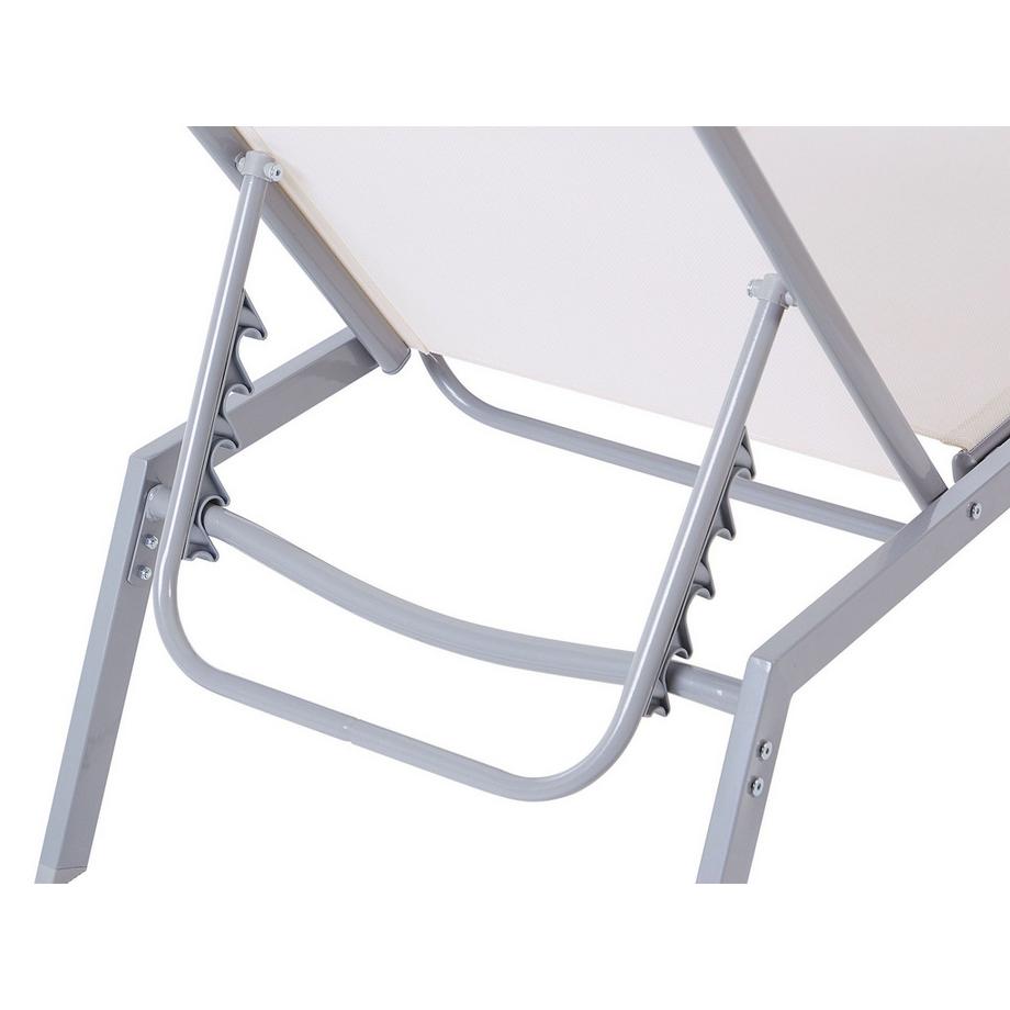 Beliani Transat en Acier Moderne NOLI  