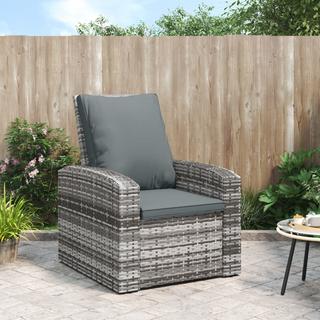 VidaXL Fauteuil inclinable de jardin rotin synthétique  