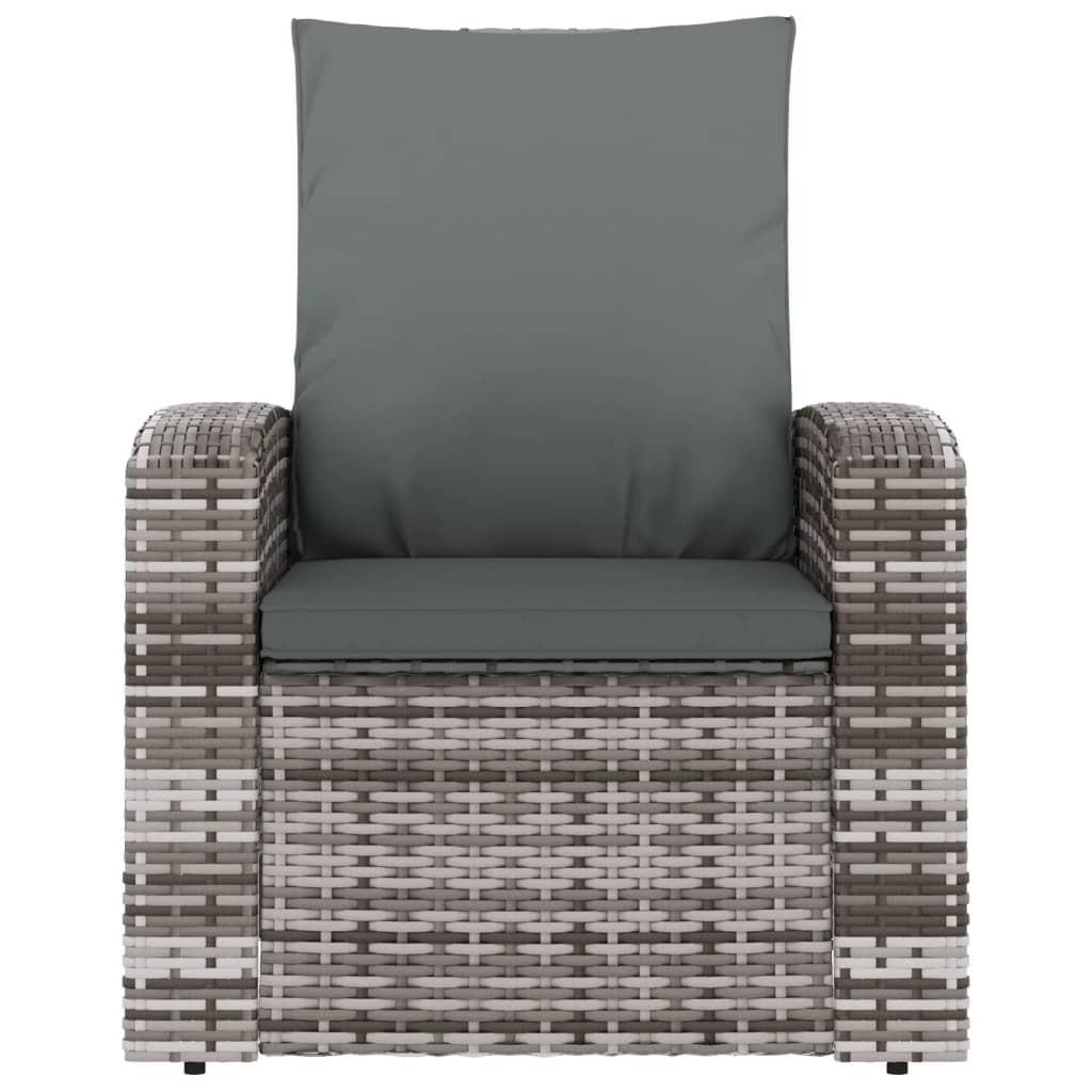 VidaXL Fauteuil inclinable de jardin rotin synthétique  