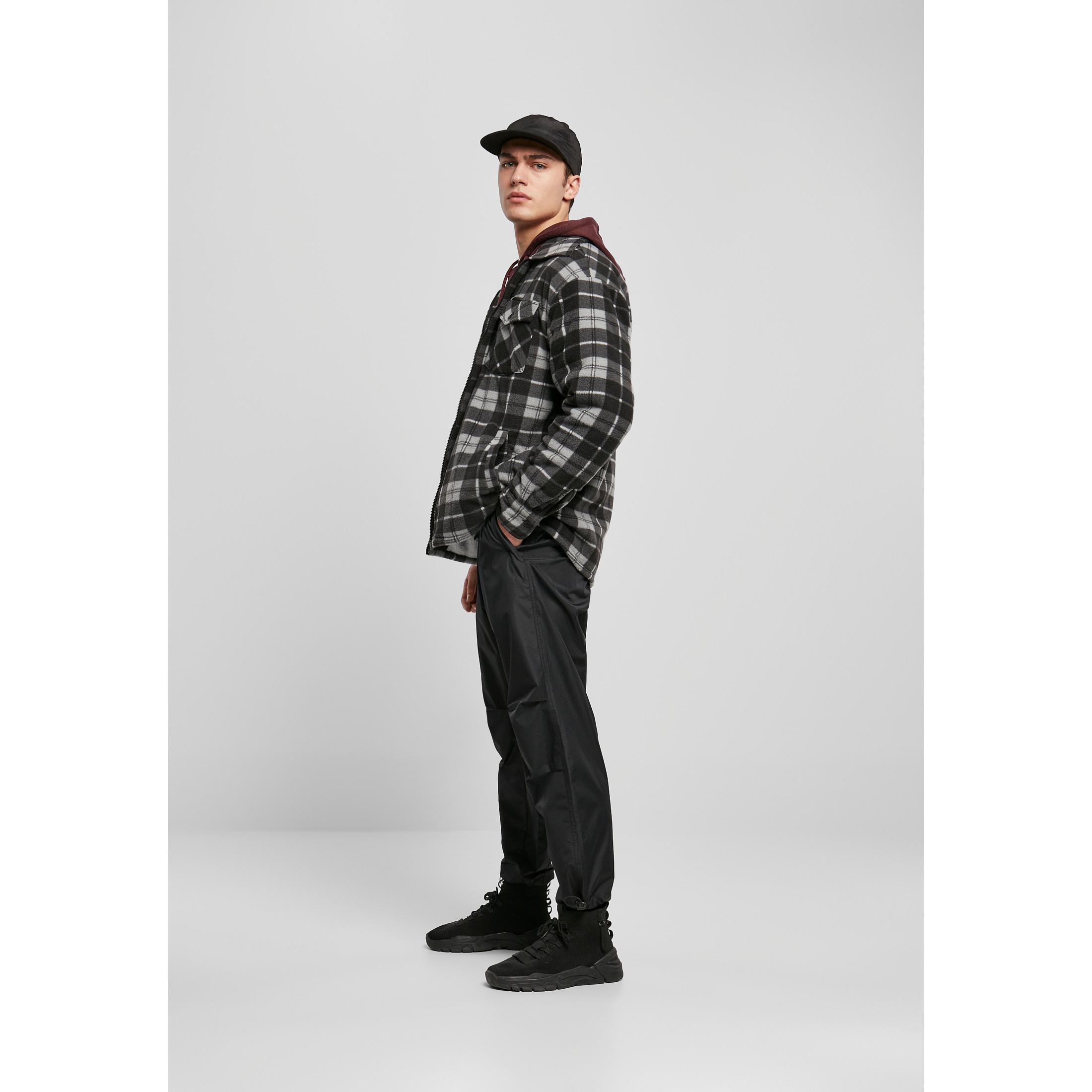 URBAN CLASSICS Veste Plaid Doublée Teddy  