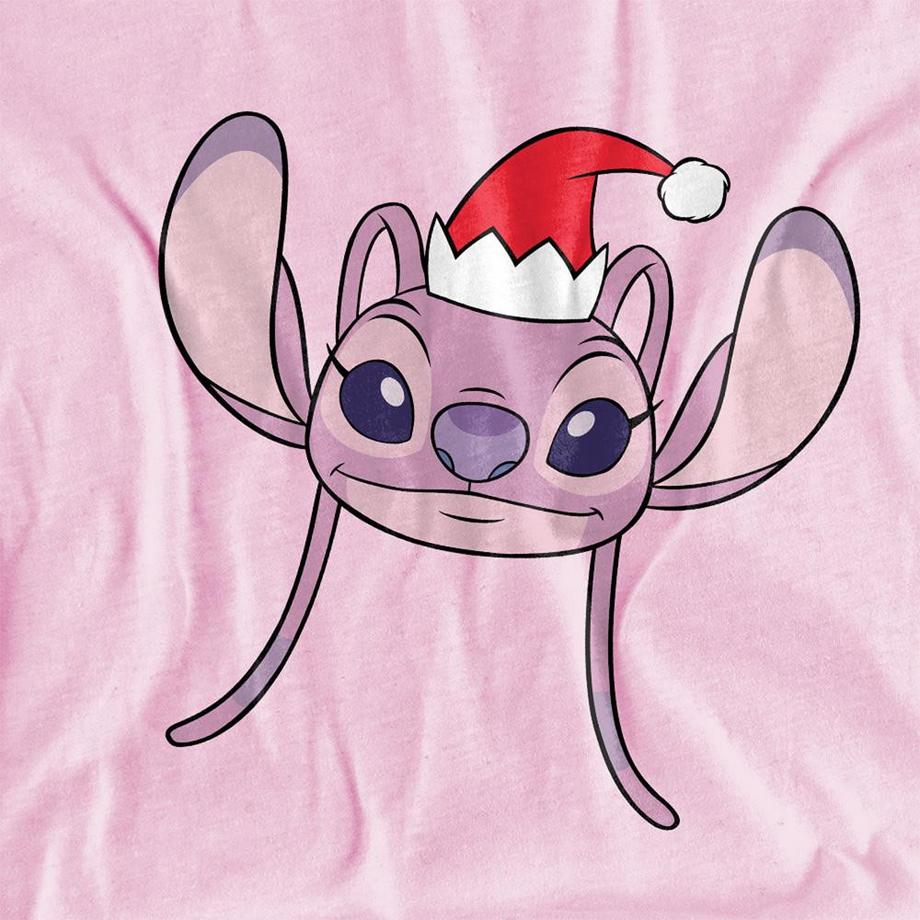 Lilo & Stitch  T-ShirtNoël Motif Angel Motiftyle Bonnet De Père Noël 