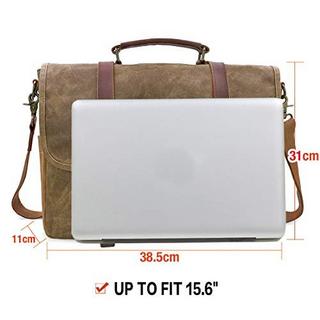 Only-bags.store Sac Messager Porte-documents Sac pour ordinateur portable Toile imperméable  