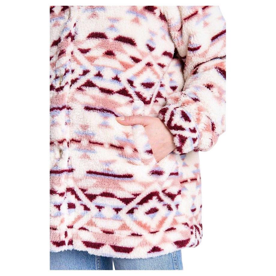 PJ Salvage Veste polaire à motif géométrique  