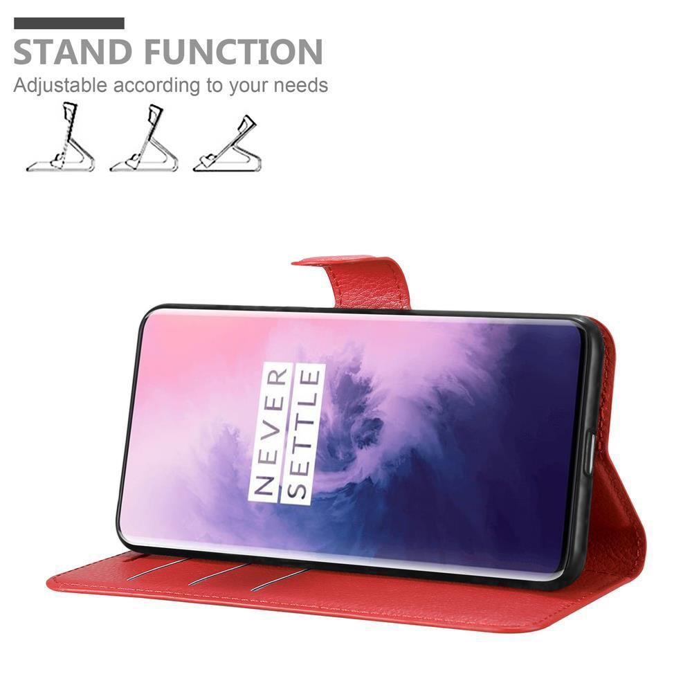 Cadorabo  Hülle für OnePlus 7 PRO Standfunktion, Kartenfach 