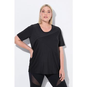 T-shirt technique. Col rond, manches longues. Séchage rapide