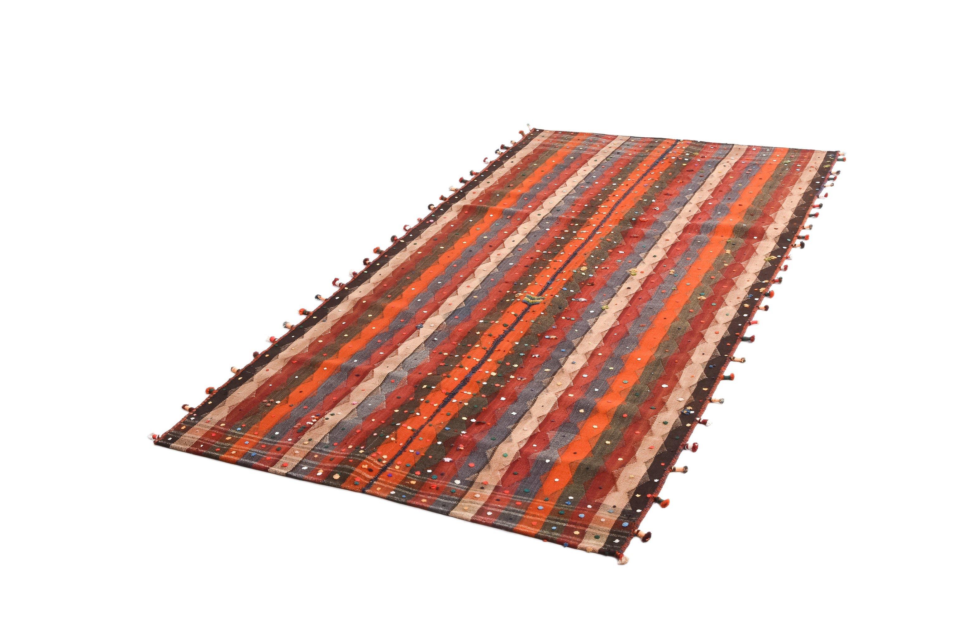 VIDAL Tapis fait à la main Jajim old  