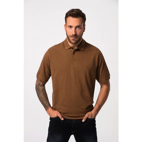 JP1880  Maglia polo basic in piqué con taglio speciale per l'addome, taglie disponibili dalla XXL alla 10XL 