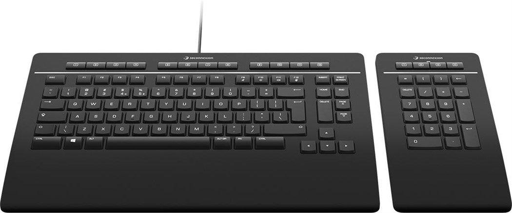 3DConnexion  Tastatur Keyboard Pro mit Numpad 