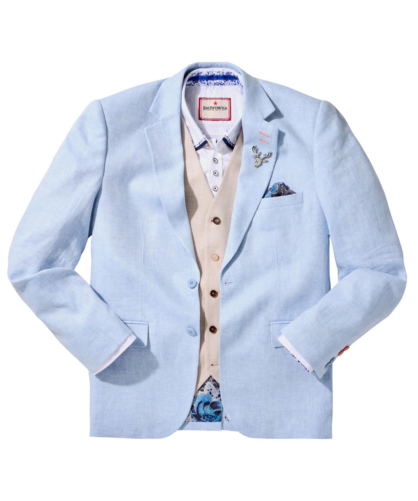 Joe Browns  Blazer aus Leinen mit Fischgrätenmuster 