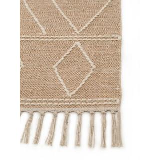 Benuta Tapis en coton Sydney Beige  