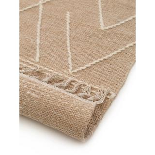 Benuta Tapis en coton Sydney Beige  