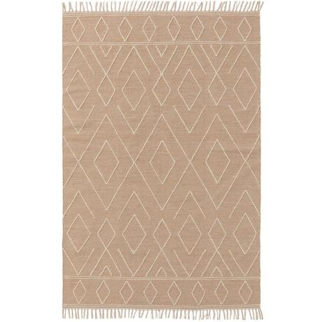 Benuta Tapis en coton Sydney Beige  