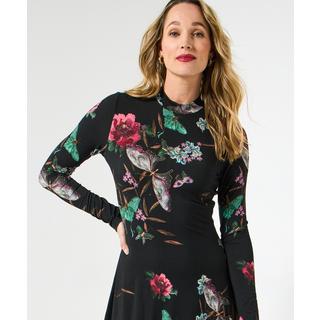 Joe Browns Mini abito in jersey con motivo a farfalla e collo alto  