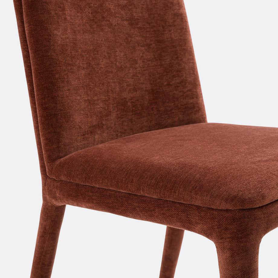 La Redoute Intérieurs Lot de 2 chaises gainées tissu  