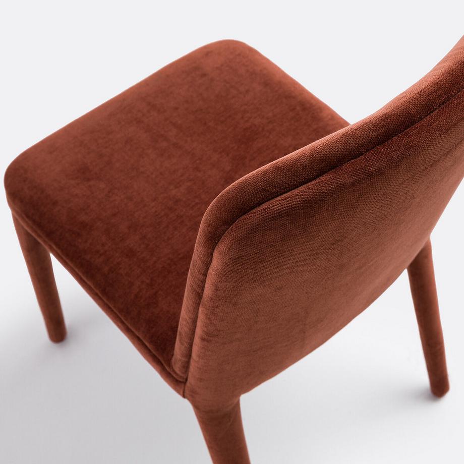 La Redoute Intérieurs Lot de 2 chaises gainées tissu  