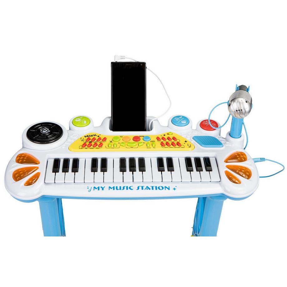 Pricenet  Piano à clavier orgue avec microphone mp3 