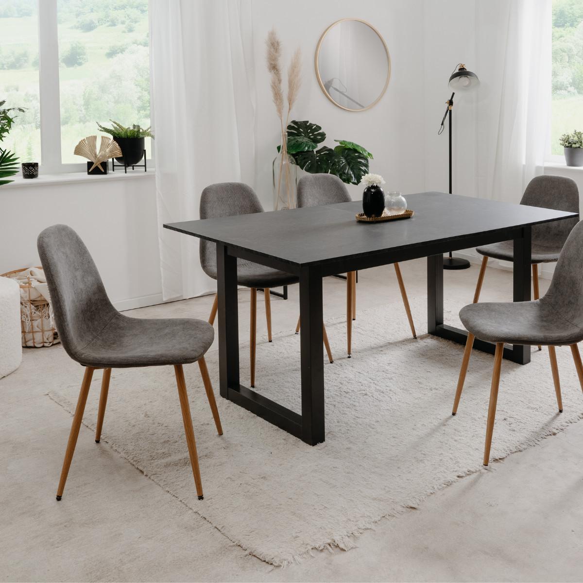 Calicosy Set di 4 sedie ANYA  