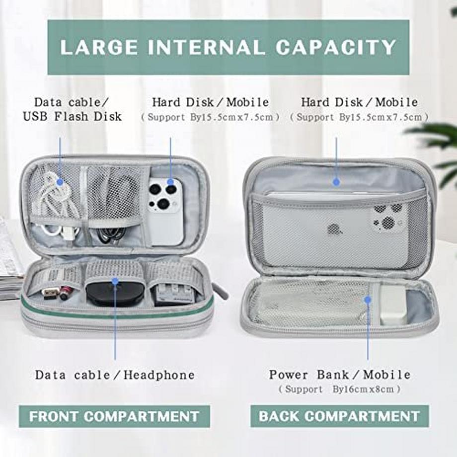 Only-bags.store  Kabeltasche, Elektronik Tasche Organizer, Kabel Organizer Kabeltasche Elektronik Zubehör Organizer Tasche Universal Tasche für Zubehör 