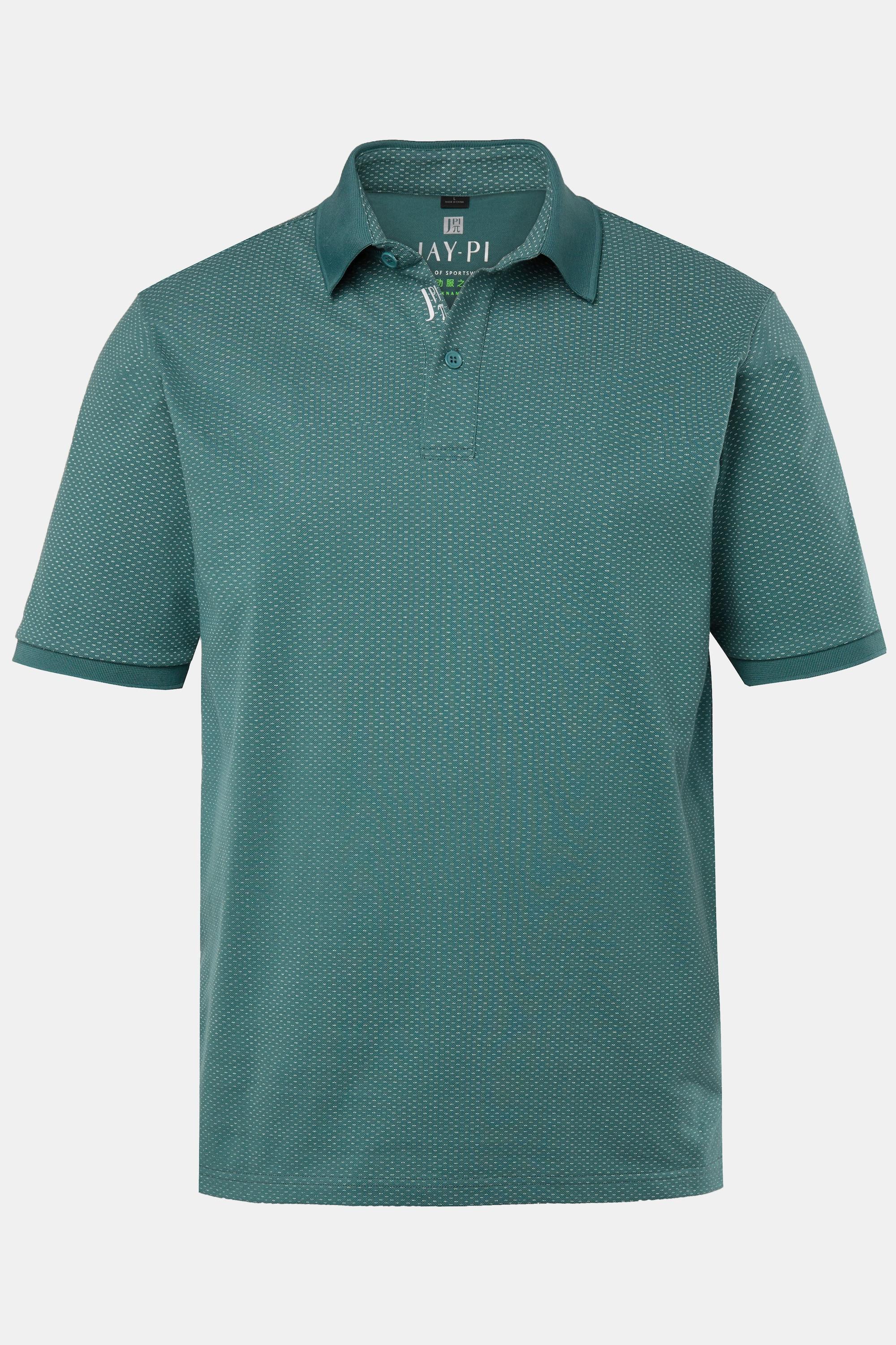 JP1880 Golf QuickDry Halbarm Poloshirt Minimal-Muster  