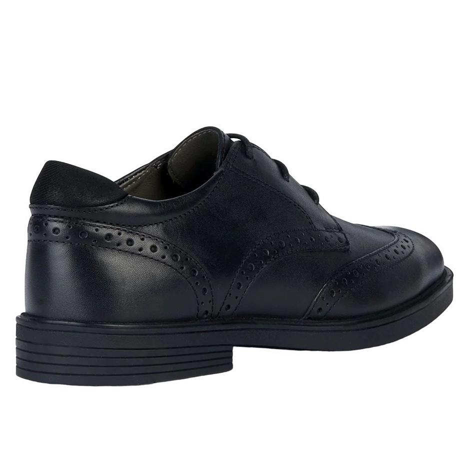 GEOX J Zheeno B Scarpe Uniforme Scolastica in Pelle  