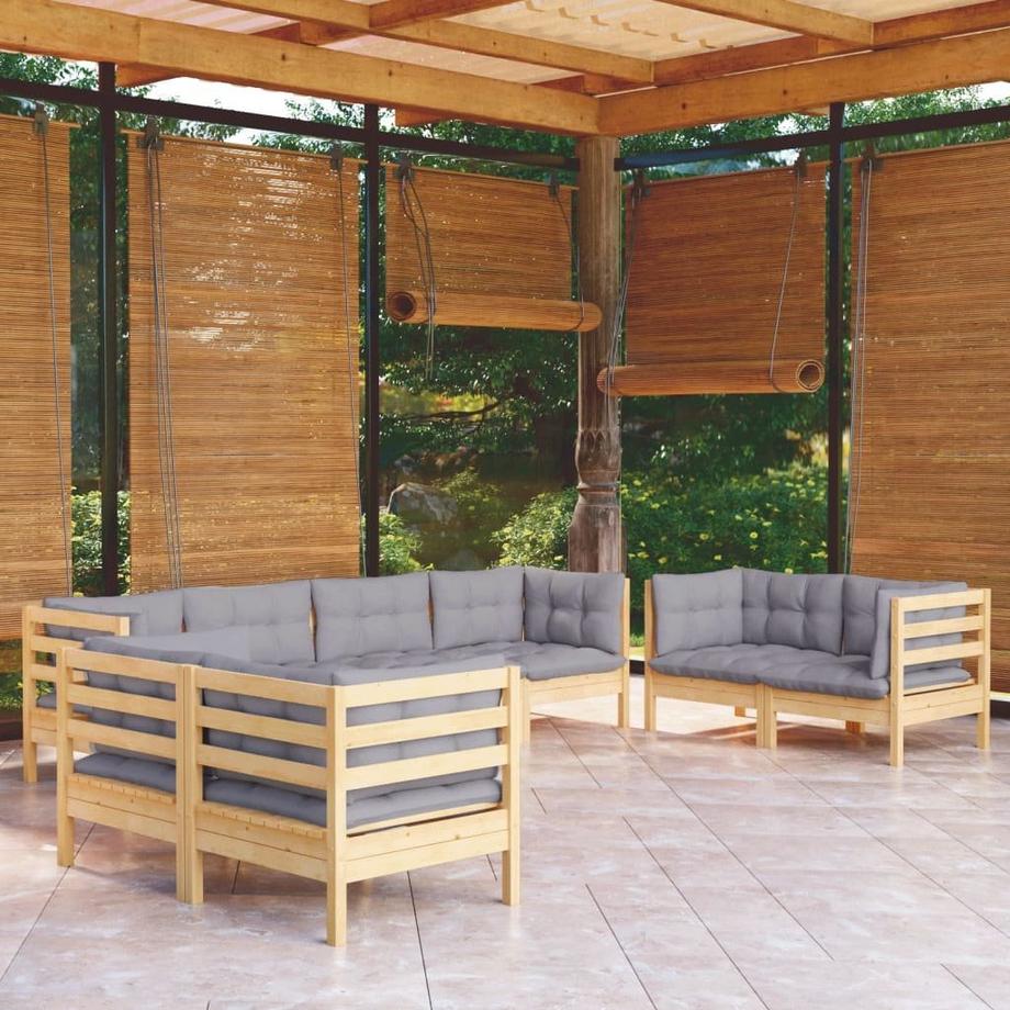 VidaXL Garten-lounge-set kiefernholz  