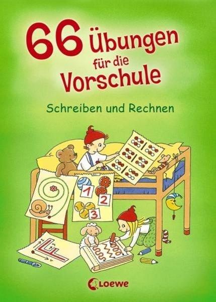 66 Übungen für die Vorschule Simone Wirtz,Ulrike Düring,Birgitt Carstens Pappbuch 