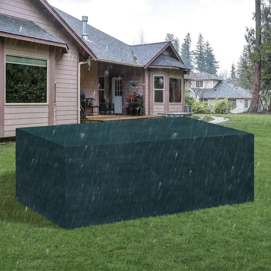 Northio Telo Protettivo Per Mobili Da Giardino Telo Protettivo Impermeabile Protezione Uv Pe Verde 235X190X90Cm  