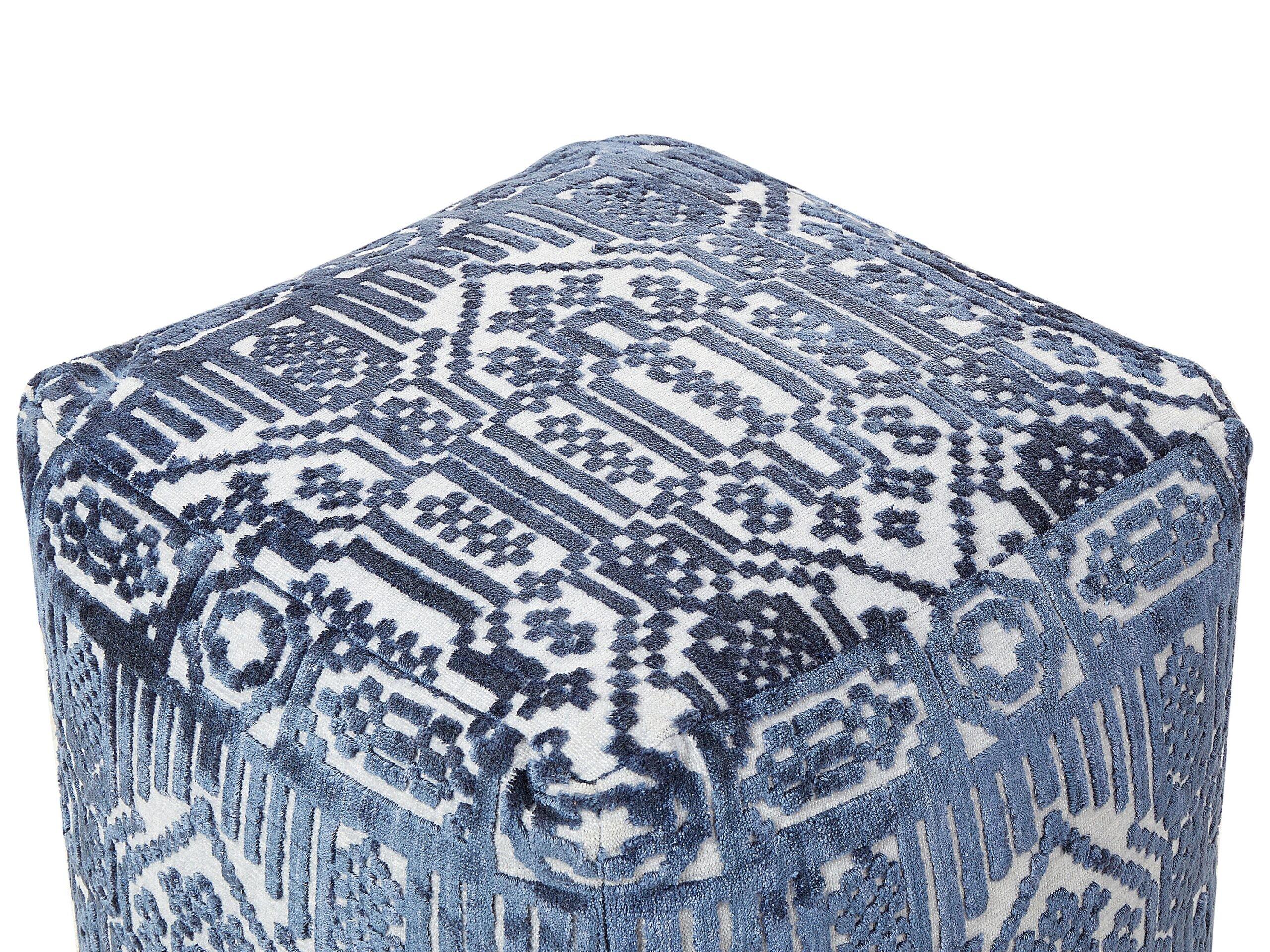 Beliani Pouf aus Viskose Boho SANAWAN  