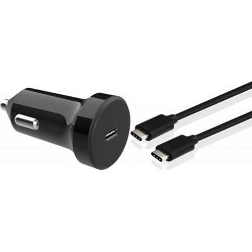 BigBen Connected  Autoladegerät USB-C 18W Power Delivery + USB-C / USB-C Kabel 