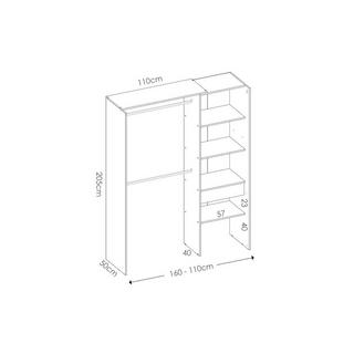 Vente-unique Dressing extensible LAURENT  