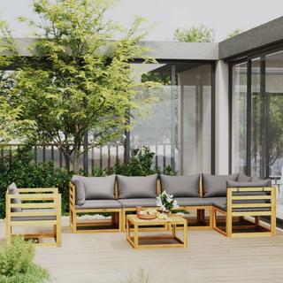 VidaXL Mobilier de jardin bois d'acacia  