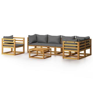 VidaXL Mobilier de jardin bois d'acacia  