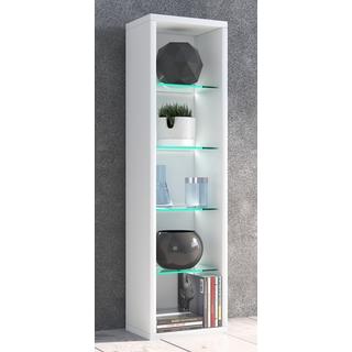 VCM Holzregal stehend | platzsparender CD-Schrank | Elegantes DVD-Regal stehend | Blu-Ray Regal | CD Regal - Rasato  