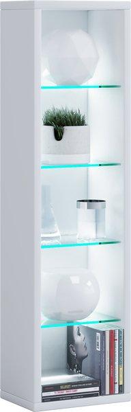 VCM Holzregal stehend | platzsparender CD-Schrank | Elegantes DVD-Regal stehend | Blu-Ray Regal | CD Regal - Rasato  