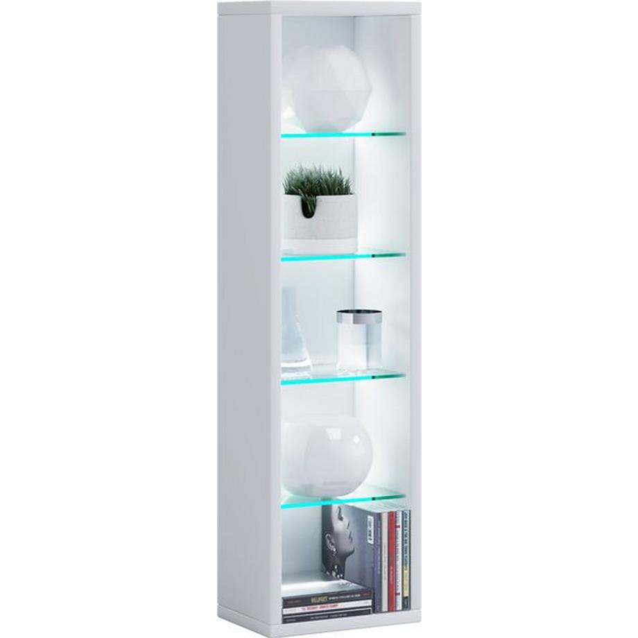 VCM Holzregal stehend | platzsparender CD-Schrank | Elegantes DVD-Regal stehend | Blu-Ray Regal | CD Regal - Rasato  