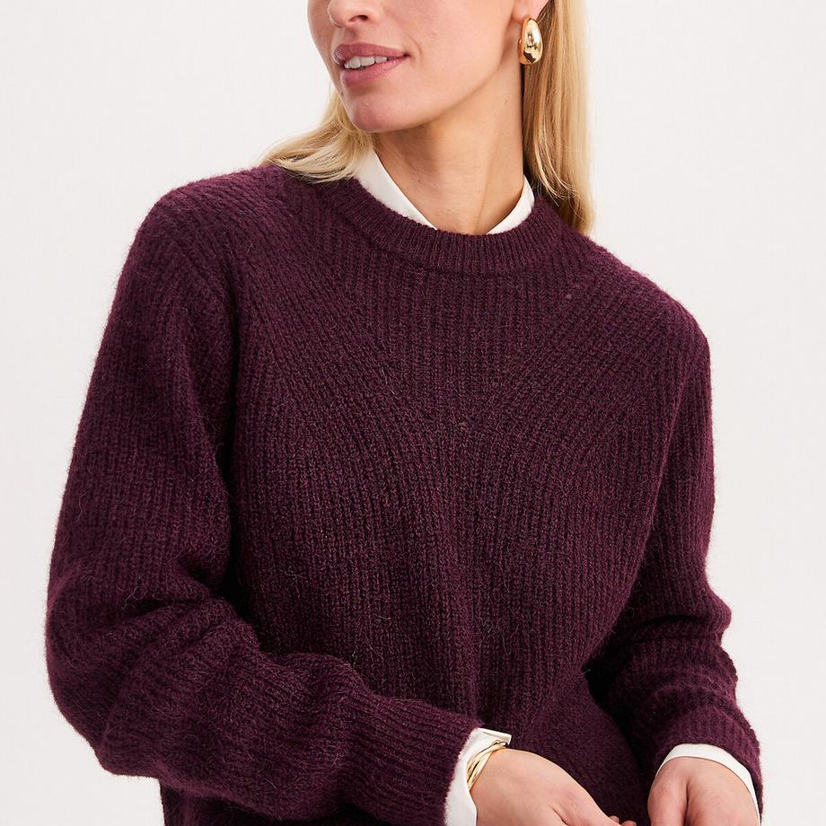 La Redoute Collections Pull col rond en grosse maille  