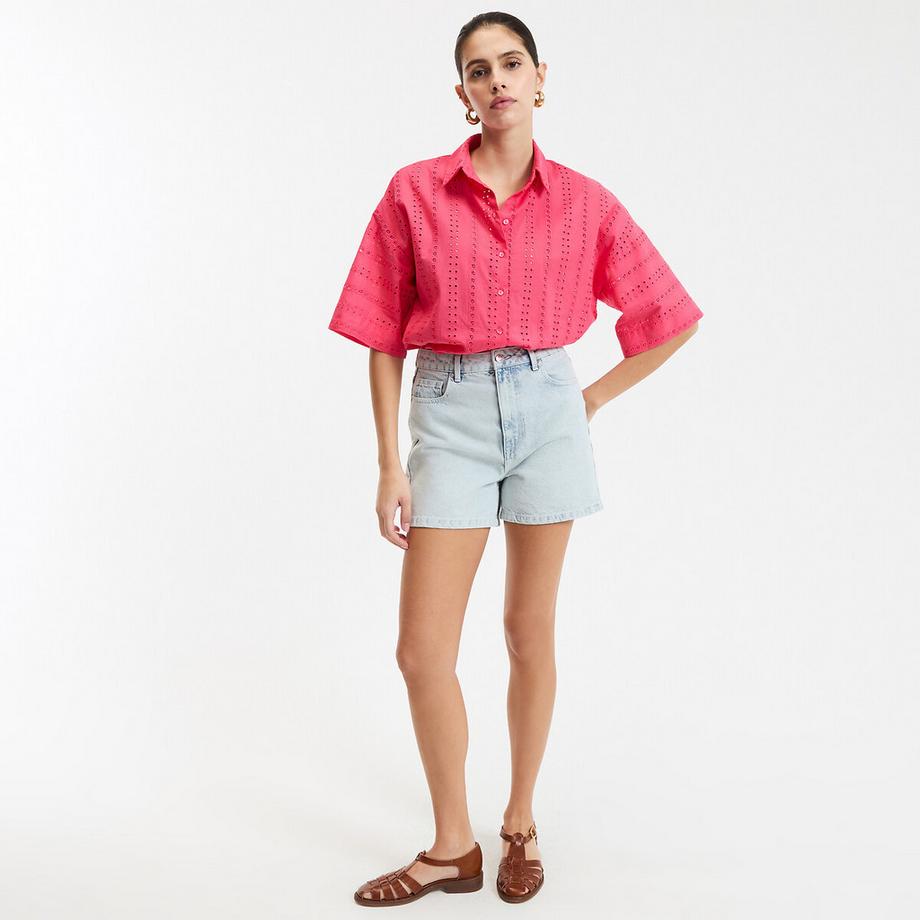 La Redoute Collections Ampia camicia di ricamo inglese  