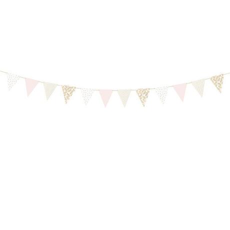 PartyDeco  PartyDeco FLG16-KARTON décoration de fête Banderole en tissu 