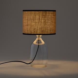 La Redoute Intérieurs Lampe à poser verre et lin  