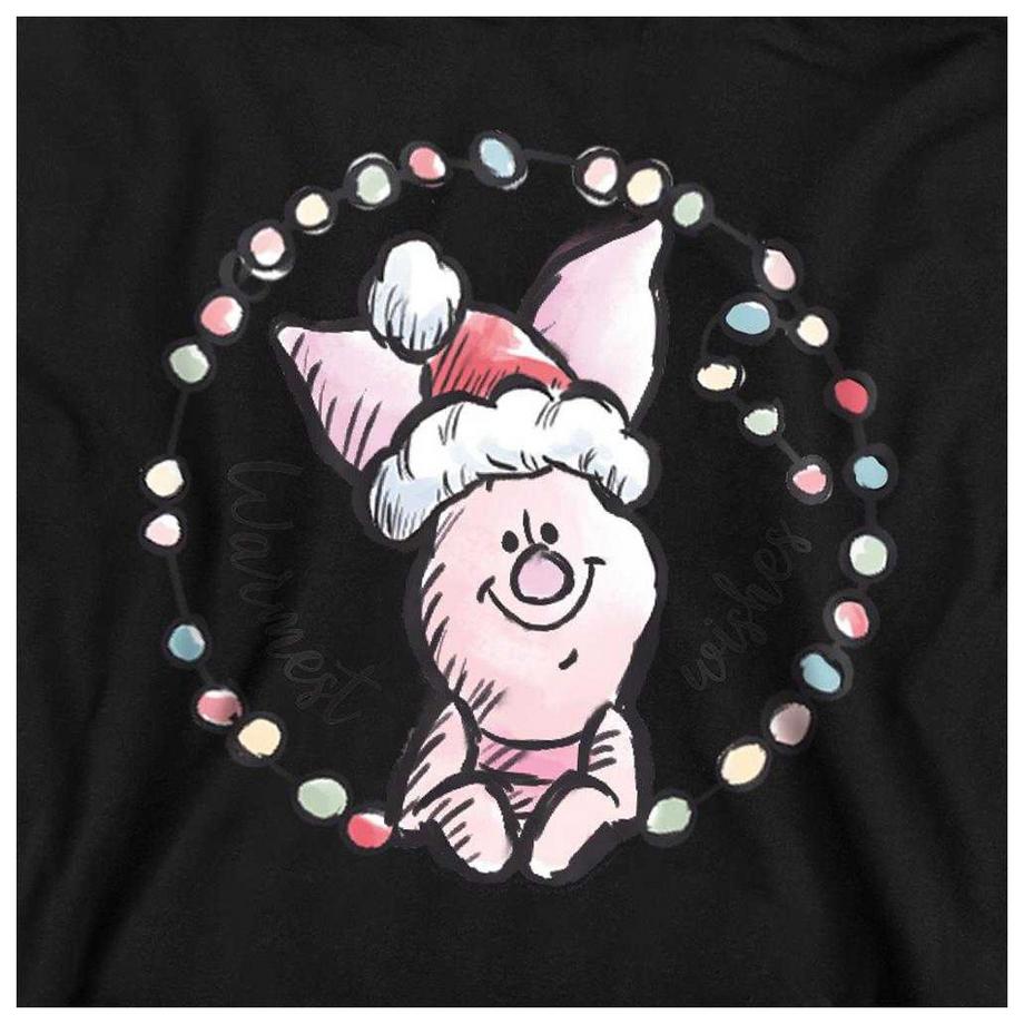 Winnie the Pooh  Sweat À Capuche Motif Porcinet Warmest Christmas Wishes 