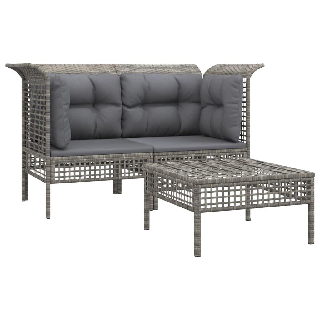 VidaXL Garten lounge set poly-rattan  