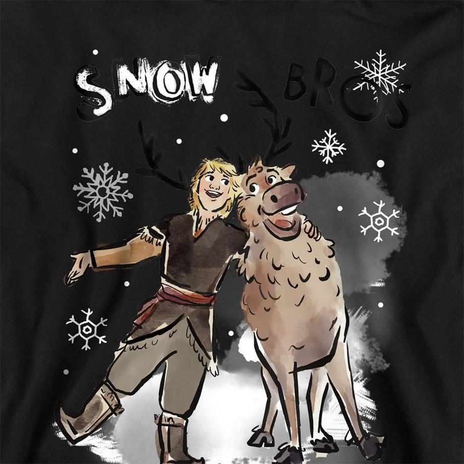 FROZEN  Sweat À Capuche Motif Sven Et Kristoff Snow Bros 