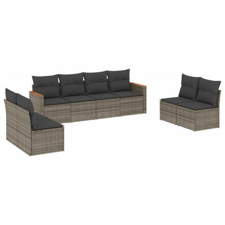 VidaXL Garten sofagarnitur poly-rattan  