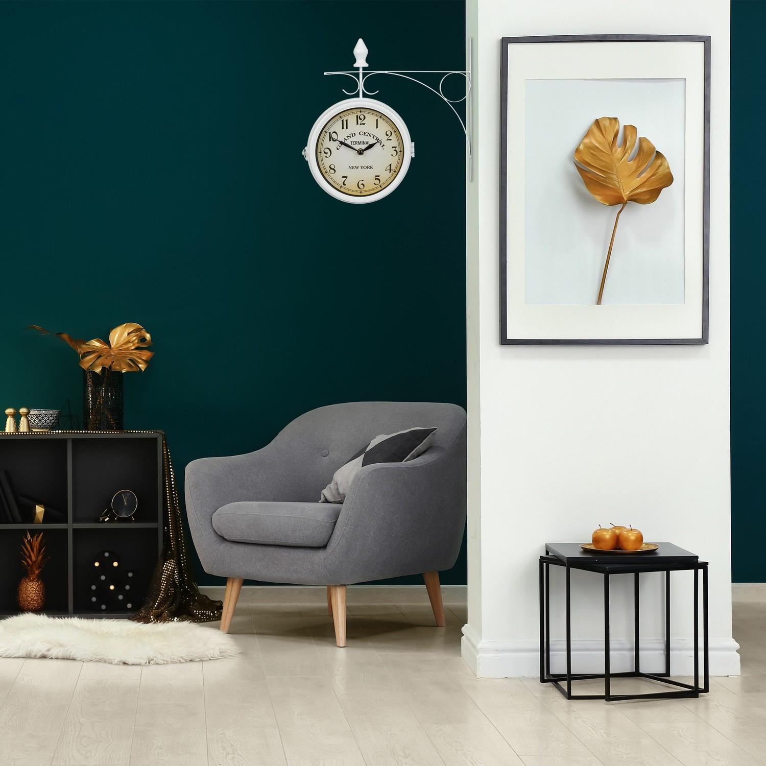 B2X Bahnhofsuhr doppelseitig in  