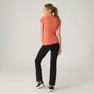 NYAMBA Legging fitness long coton extensible bas resserable femme - Fit+ noir  Noir