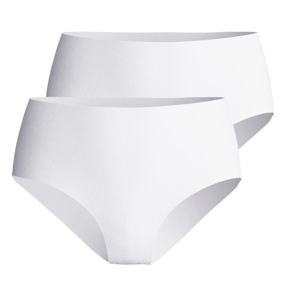 Scivolone Donne Confezione da 2 Vestibilità confortevole-Sleek Skin Midi Slip 2P